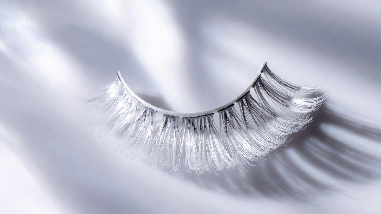 白まつげメイク