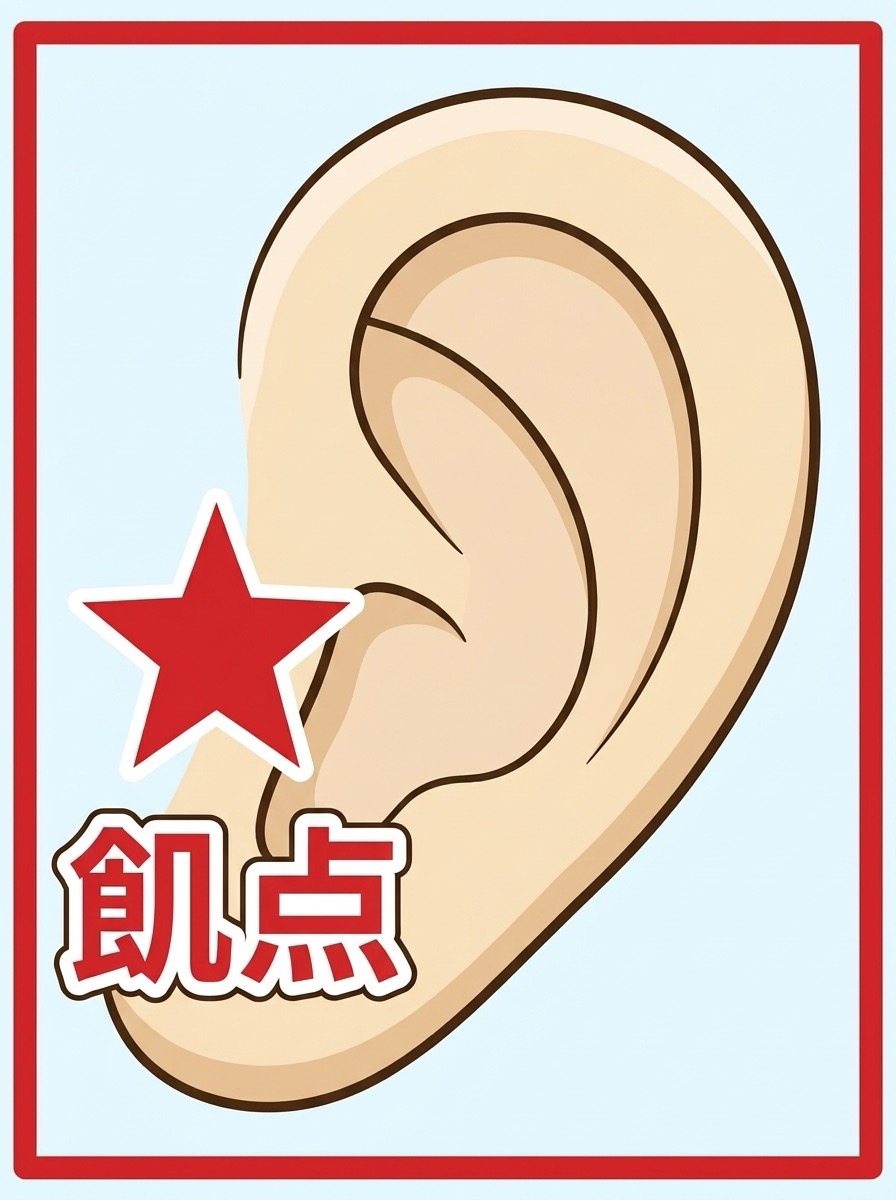 耳の「飢点（きてん）」